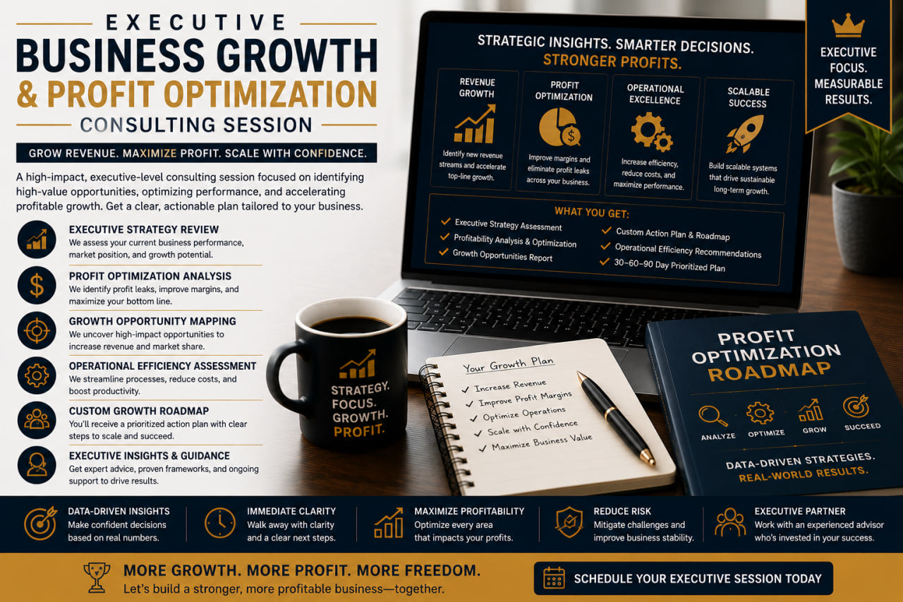Executive Business Growth & Profit Optimization Consulting Session