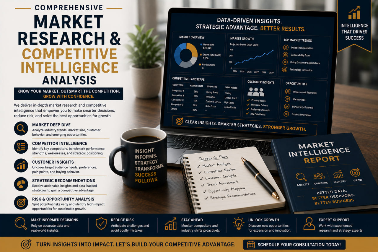 Comprehensive Market Research & Competitive Intelligence Analysis